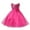 Rose, variant on Bilo Lovely Sequin Flower Girl Dress, 5 Colors (7-8 Years, Blue)