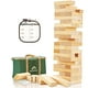 Photo 1 of ApudArmis Giant Tumble Tower (Stack from 2Ft to Over 4.2Ft), 54 PCS Pine Wooden Stacking Timber Game with 1 Dice Set - Classic Block Giant Outdoor Game for Kids Adults Family(FACTORY SEALED)