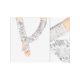 thumbnail image 3 of INSPIRAR CHIC Guantes de brazo largos y brillantes para mujer, guantes sin dedos para fiesta, plata, talla única, 3 of 5