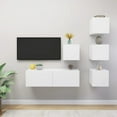 thumbnail image 3 of vidaXL TV Stand Set TV Console Sideboard TV Unit Cupboard Engineered Wood, 3 of 36