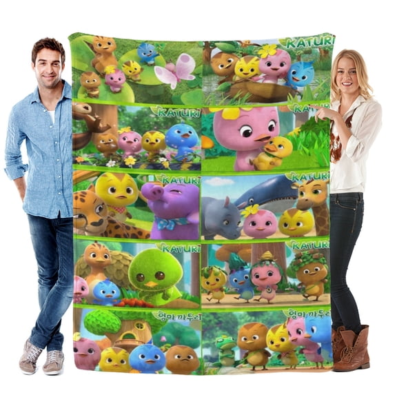 Throw Blanket for Katuri Bed Couch Soft Warm Flannel Blanket for Kids Boys Girls Gifts Home Decor 30x40 Inch