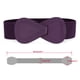 thumbnail image 3 of Cinturón De Cintura Elástica Para Mujer Cinturones De Vestir Elásticos De Cuero Sintético En Forma De 8 Amarillo y morado 68.6cm/27, 3 of 7