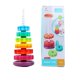thumbnail image 1 of Five Wheel Rotating Tower Rainbow Rotating Tower Toy Rotating Le Folding Le Children's Early Education Puzzle Ring Toy, 1 of 5