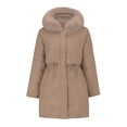 thumbnail image 2 of Waterproof Winter Coats for Women Hooded Waterproof Fleece Lined Parka Jacket with Pockets Daily Commute Outdoor, 2 of 6