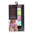 thumbnail image 2 of No Boundaries Stretch Ribbed Bikini Panties, 5-Pack, Women's, 2 of 8