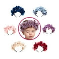 thumbnail image 3 of Visland 1/7 PCS Flower Girl Headband for Wedding, Baby's Breath Hair Piece, Rose Gold Headpiece for Birthday Party, Photography，Fashion Hair Accessories for Newborn Infants Toddlers, 3 of 8