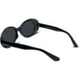 thumbnail image 2 of FEISEDY Black Clout Goggles Sunglasses Women Men Retro Oval Sunglasses B2253, 2 of 6
