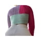 thumbnail image 4 of VISgogo Jersey de ganchillo de patchwork para mujer, manga larga, cuello cuadrado, tops recortados ahuecados VISgogo moda, 4 of 9