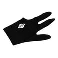 thumbnail image 4 of Black Spandex Billiard Left Hand Glove for Pool Sticks Snooker Accessory, 4 of 8