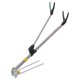 thumbnail image 4 of Soporte de pesca soporte antideslizante para caña de pescar varilla retráctil de acero inoxidable cuernos de silicona resistente para lago río banco para aficionados a la ANGGREK Otros, 4 of 8