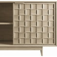 thumbnail image 5 of AFO TV Stand for up to 65" TVs, Entertainment Center 59" with Adjustable Shelves and Storage, Mid-Century Modern TV Stand , Media Console Cabinet, Oak, 5 of 7