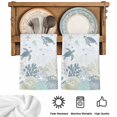 thumbnail image 5 of Sea Turtle Coastal Kitchen Towels Set of 2, Nautical Summer Beach Starfish Coral Shell Absorbent Dish Towels for Kitchen, Microfiber Hand Towel, Quick Drying Tea Towel for Cleaning Dishcloths, 5 of 7