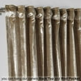 thumbnail image 5 of 3S Brother's Beige Extra Long Shiny Velvet Curtains Luxury Colors Light Blocking Hang Back Tab & Rod Pocket 1 Panel Curtain 5-30 Ft Home Décor Custom Made Drapes -Made in Turkey(52"W X 120"L), 5 of 6