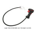 thumbnail image 2 of WASHWEPE Trimmer Handle Switch Cable Abs Black Right-hand Grip 1Set 40.09X3.93X1.18in, 2 of 8