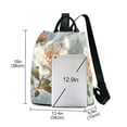 thumbnail image 3 of FORMRS Women's Travel Backpack Purse Anti-Theft Hidden Pockets Casual Shoulder Bag, Whimsical Rose, 3 of 7