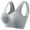 Gray, variant on Bras for Women no Underwire, Sports Bras for Women Large Bust, Women Seamless Sports Bra Wireless Yoga Bra with Removable Pads