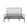 thumbnail image 6 of Weston Home Luling Queen Metal Slat Bed, Matte Black, 6 of 9