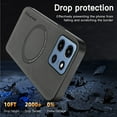thumbnail image 3 of Allytechgroup Magnetic Case for Moto G Play 2024, [Compatible with Magsafe & Car Mount] TPU Anti-Scratch Shockproof Bumper Phone Case with Hand Strap for Motorola Moto G Play 2024, Gray, 3 of 5