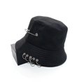 thumbnail image 1 of Sombrero de pescador de Color sólido, anillos de alfiler de hierro, sombreros de sol para mujeres y hombres, sombrero de pescador plegable de algodón, verano ZefeiWu 8390606855510, 1 of 1