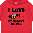 thumbnail image 3 of Inktastic My Mommy's Helper Little Bee Kids Toddler Hoodie, 3 of 4
