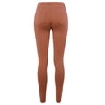 thumbnail image 3 of A2Y Women's Comfort Mordern Stretch Skinny Ponte Pants Light Rust S, 3 of 7
