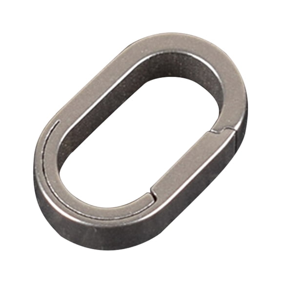 YIEMEEN Titanium-alloy Key Rings Quick Release Keychain Clip Rings Side Pushing Keyring
