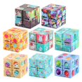 thumbnail image 1 of Cubo infinito antiestrés para adultos y niños, rompecabezas cúbico abatible, juguetes para aliviar el estrés y el autismo, juguete para relajar y aliviar el estrés, novedad, 1 of 4