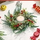 thumbnail image 1 of Adornos navideños, adornos para árboles de Navidad, mesa de comedor para el hogar, simulación de velas navideñas, copas, guirnaldas, decoración para fiestas, bodas, aniversarios, guirnaldas navideñas,, 1 of 6