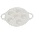 thumbnail image 2 of 2025 1pc Escargot Plate Ceramic Snail Plate Conch Baking Tray Kitchen Gadget, 2 of 3