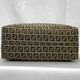 thumbnail image 5 of Pre-Owned Fendi Tote Bag ec-21844 Beige Brown Zucchino Canvas Leather FENDI FF Unisex... (Good), 5 of 11