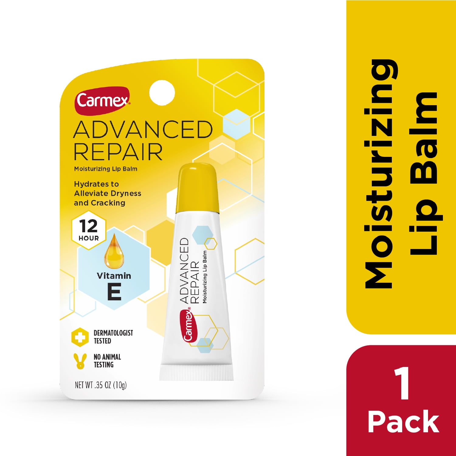 Carmex Advanced Repair Moisturizing Lip Balm Tube, Lip Moisturizer