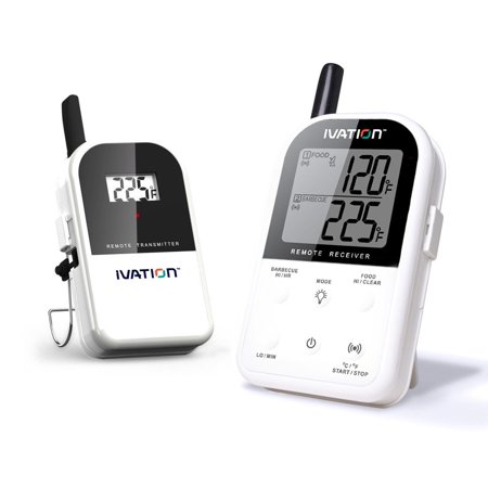 UPC 840102100082 product image for Ivation Long Range Wireless Thermometer - Dual Probe - Remote BBQ, Smoker, Grill | upcitemdb.com
