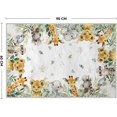 thumbnail image 3 of Artoid Mode Animals Elephant Giraffe Baby Shower Area Rug, Spring Birthday Home Decor Low-Profile Washable Door Mat for Entryway Bedroom Living Room Laundry Room Indoor 2x3 Feet, 3 of 8