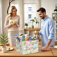 thumbnail image 7 of ASKETAM Large Rectangular Easter Basket for Kids, Durable & Cute Gift Storage (Bohemian Retro), 7 of 7
