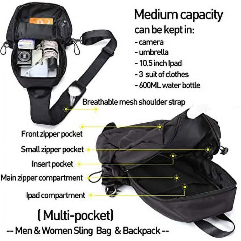 Convenient Travel Shoulder Crossbody Sling Bag - WearTen