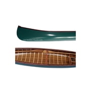 Old Modern Handicrafts Green Canoe with Ribs Model XLarge