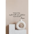 thumbnail image 2 of Beauty is Being Comfortable Vinyl Wall Decal Inspirational Quote Sticker for Home, Bedroom or Office Motivational Removable Wall Art Easy to Apply & Durable Vinyl Decor Uplifting & Stylish Wall Art, 2 of 3