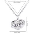 thumbnail image 5 of Carta Miembros de la familia Collar de corazón de diamante completo Accesorios de moda para mujer Wmkox8yi  sjalhkljlk1117, 5 of 5