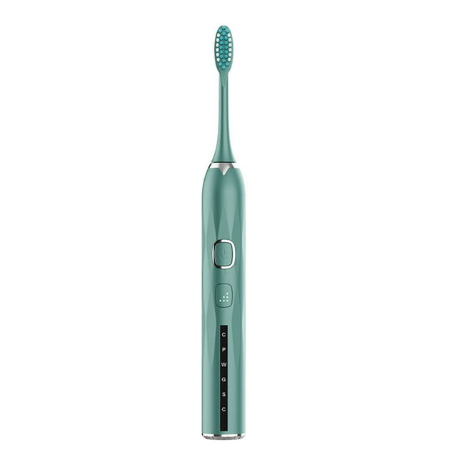 COM1950s Toothbrush for Kids, Toothbrush with Smart Timer, 5 Modes, 2 Brush Heads, Whitening Power Rechargeable Toothbrush for Adults and Kids, Rechargeable Toothbrush for Adults