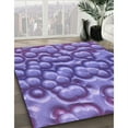thumbnail image 2 of Ahgly Company Indoor Square Patterned Purple Amethyst Purple Area Rugs, 5' Square, 2 of 6