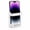 White, variant on DECOBAY D5 Wall Mount Phone Holder with Charging Cable Slot, Adhesive Remote Control and Phone Storage Organizer, Blue