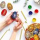 thumbnail image 2 of 4 Pcs Pysanka Set Wax Drawing Pens for Egg 0.3 0.4 0.5 0.7 mm Medium Metal Hand Wax Pens for Pysank, 2 of 5