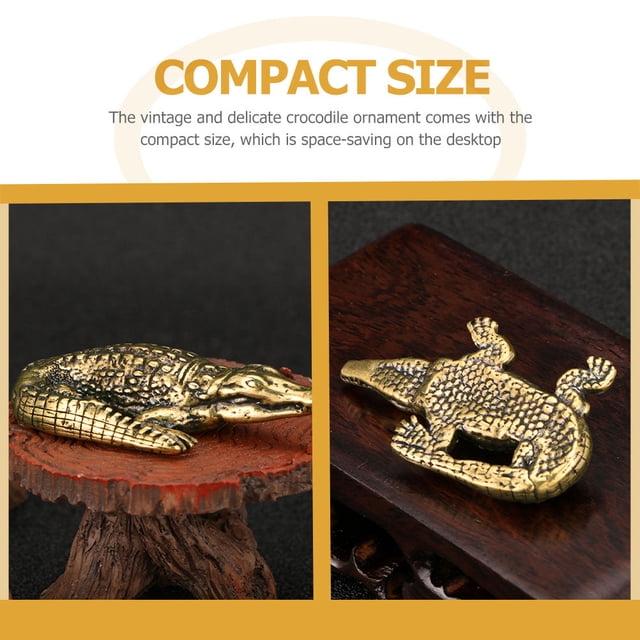 UPGRATOR Figurilla De Latón Dorado Para Interior Con Apariencia Delicada Y Superficie