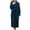 Navy, variant on HNMKIU Elegant Long Robes for Women - Comfortable Plus Size Bathrobe Designed for Relaxation and Style,Sizes XL