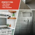 thumbnail image 4 of M-D Building Products 31982 3/8 in. x 96 in. Matte Black Aluminum Tile Edge, 4 of 7