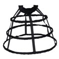 thumbnail image 1 of Prettyia 3/5 Vestido Aro Enagua Crinolina para Prom Accesorios nupciales Negro Sunnimix Traje de boda aro, 1 of 8