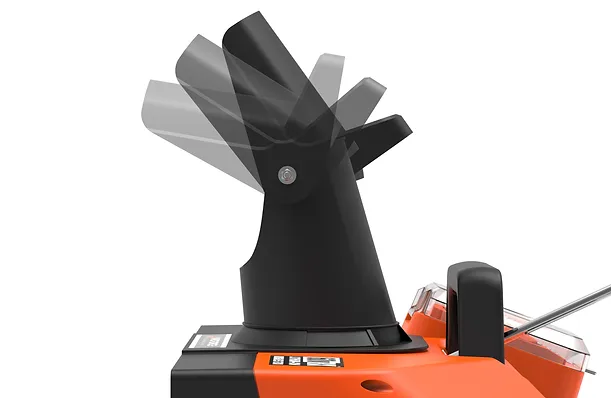Yard Force YF60VR 18 In. 60-Volt Battery-Powered Single-Stage Snow Blower with Headlight - YF60VRX22-SB