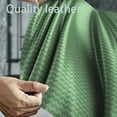 thumbnail image 5 of Compatible with Samsung Galaxy Z Flip 6 Case Ring Holder Stand Woven Leather Cover Built in Small Screen Protector Camera Protector Women Men Kickstand Phone Case for ZFlip 6 5G (2024) Black, 5 of 5