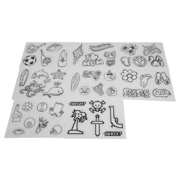 Hojas Shrinky Dink, 8 piezas de papel Shrinky Dink, hojas termorretráctiles optimizadas para la excelencia