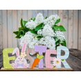 thumbnail image 3 of BOLLSLEY Easter Tabletop Decoration Signs, Easter Table Centerpieces Wooden Bunny Gnomes Decorations Family Signs for Spring Holiday Easter (2PCS), 3 of 8
